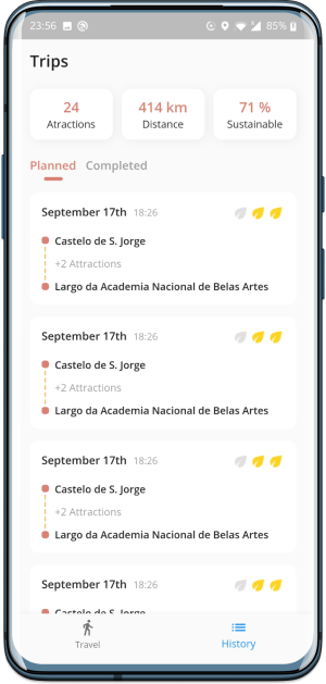 Mobile Tour Guide application